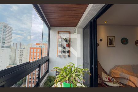 Sacada de apartamento à venda com 2 quartos, 124m² em Brooklin Novo, São Paulo