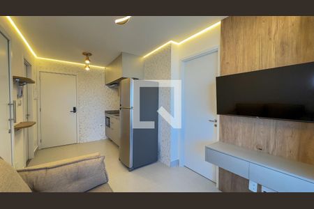 Sala e Cozinha de apartamento para alugar com 2 quartos, 43m² em Santo Amaro, São Paulo