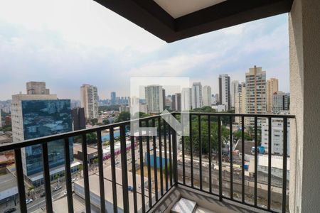 Varanda de kitnet/studio para alugar com 1 quarto, 24m² em Santo Amaro, São Paulo