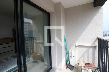 Varanda de kitnet/studio para alugar com 1 quarto, 24m² em Santo Amaro, São Paulo