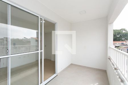 Varanda da Sala / Cozinha  de apartamento para alugar com 2 quartos, 38m² em Vila Santana, São Paulo