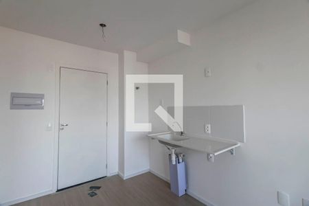 Sala/Cozinha de apartamento para alugar com 1 quarto, 25m² em Jardim Imperador (zona Leste), São Paulo