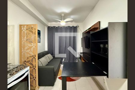 Sala  de apartamento à venda com 1 quarto, 27m² em Jardim Caravelas, São Paulo