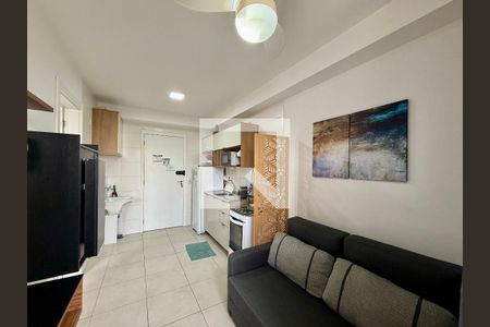 Sala  de apartamento à venda com 1 quarto, 27m² em Jardim Caravelas, São Paulo