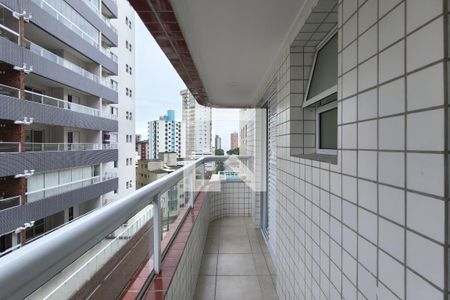 Sacada de apartamento para alugar com 2 quartos, 70m² em Guilhermina, Praia Grande