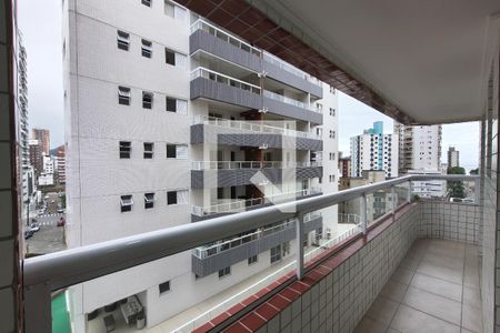 Sacada de apartamento para alugar com 2 quartos, 70m² em Guilhermina, Praia Grande