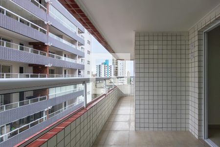Sacada de apartamento para alugar com 2 quartos, 70m² em Guilhermina, Praia Grande