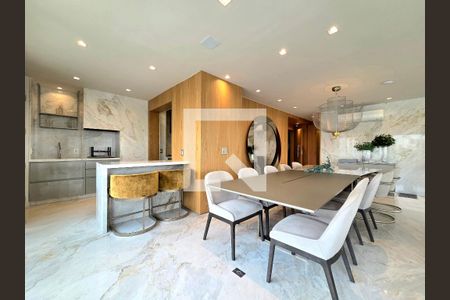 Sala de Jantar de apartamento à venda com 4 quartos, 221m² em Indianópolis, São Paulo