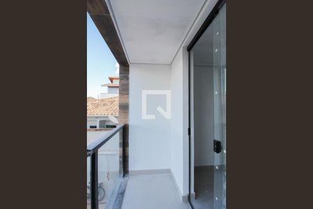 Varanda da Suíte 1 de casa à venda com 2 quartos, 78m² em Copacabana, Belo Horizonte