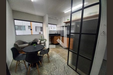 Cozinha de apartamento para alugar com 1 quarto, 65m² em Centro, São Vicente