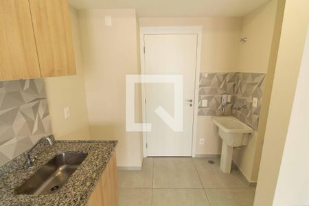 Cozinha e Área de Serviço de apartamento para alugar com 1 quarto, 35m² em Ipiranga, São Paulo