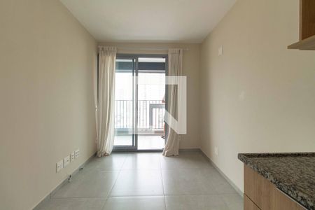 Sala e cozinha de apartamento para alugar com 1 quarto, 35m² em Ipiranga, São Paulo