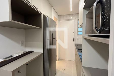 Cozinha de kitnet/studio para alugar com 1 quarto, 30m² em José Menino, Santos