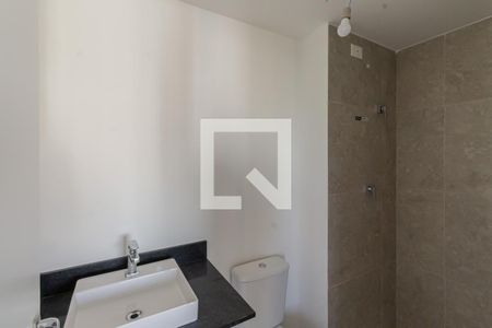 Banheiro de kitnet/studio à venda com 1 quarto, 24m² em Vila Nova Conceição, São Paulo
