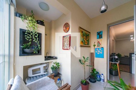 Varanda Gourmet de apartamento à venda com 2 quartos, 50m² em Campestre, Santo André
