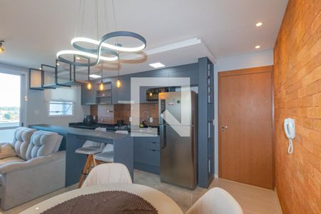 Sala/Cozinha de apartamento para alugar com 2 quartos, 53m² em Olaria, Canoas