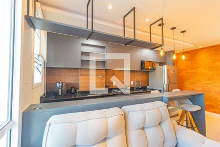 Sala/Cozinha de apartamento para alugar com 2 quartos, 53m² em Olaria, Canoas