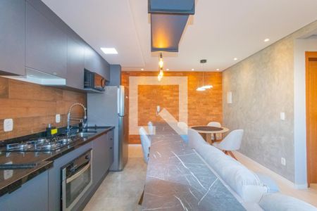Sala/Cozinha de apartamento para alugar com 2 quartos, 53m² em Olaria, Canoas