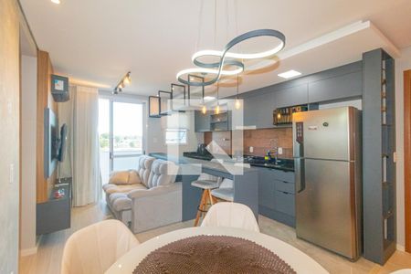 Sala/Cozinha de apartamento para alugar com 2 quartos, 53m² em Olaria, Canoas