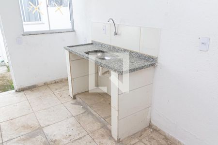 Sala/Cozinha de kitnet/studio para alugar com 1 quarto, 38m² em Guaratiba, Rio de Janeiro