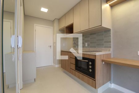 Cozinha de kitnet/studio para alugar com 1 quarto, 24m² em Vila Nova Conceição, São Paulo