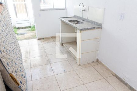 Sala/Cozinha de casa para alugar com 1 quarto, 38m² em Guaratiba, Rio de Janeiro