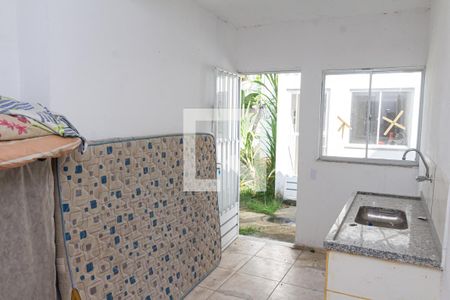 Sala/Cozinha de casa para alugar com 1 quarto, 38m² em Guaratiba, Rio de Janeiro