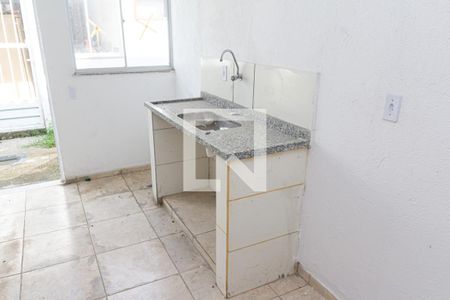 Sala/Cozinha de casa para alugar com 1 quarto, 38m² em Guaratiba, Rio de Janeiro