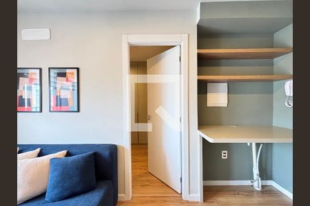 Sala/Cozinha de apartamento para alugar com 1 quarto, 26m² em Vila Olímpia, São Paulo