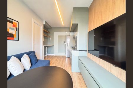 Sala/Cozinha de apartamento para alugar com 1 quarto, 26m² em Vila Olímpia, São Paulo