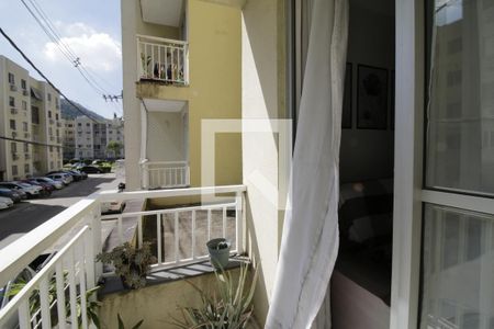 Varanda de apartamento à venda com 3 quartos, 57m² em Taquara, Rio de Janeiro