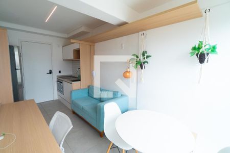 Sala/Cozinha de apartamento para alugar com 1 quarto, 29m² em Chácara Inglesa, São Paulo