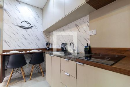 Sala e Cozinha de apartamento para alugar com 1 quarto, 32m² em Jardim Aricanduva, São Paulo