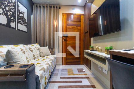 Sala e Cozinha de apartamento para alugar com 1 quarto, 32m² em Jardim Aricanduva, São Paulo