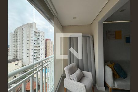 Varanda da Sala de apartamento à venda com 2 quartos, 60m² em Vila Pereira Barreto, São Paulo