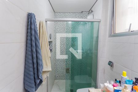 Banheiro da Suíte de apartamento à venda com 3 quartos, 106m² em Ipiranga, Belo Horizonte