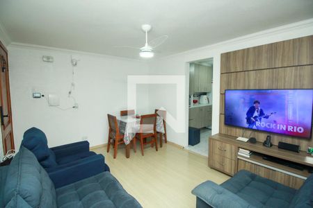 Sala de apartamento à venda com 2 quartos, 55m² em Jardim Alvorada, Santo André