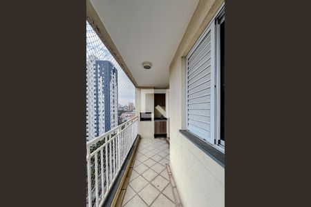 Varanda da Sala de apartamento para alugar com 2 quartos, 82m² em Vila Invernada, São Paulo