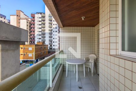 Sacada  de apartamento para alugar com 1 quarto, 77m² em Vila Tupi, Praia Grande