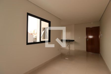 Sala de apartamento à venda com 2 quartos, 47m² em Campestre, Santo André