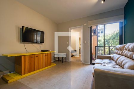 Sala/Cozinha de apartamento para alugar com 1 quarto, 50m² em Jardim Paulista, São Paulo