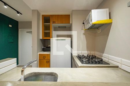 Sala/Cozinha de apartamento para alugar com 1 quarto, 50m² em Jardim Paulista, São Paulo