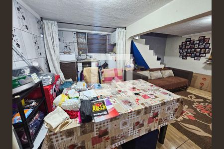 Sala/Cozinha de casa à venda com 3 quartos, 115m² em Parque João Ramalho, Santo André