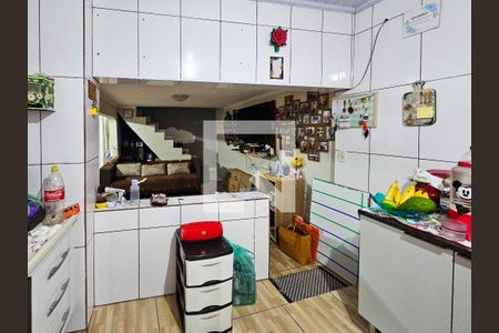 Sala/Cozinha de casa à venda com 3 quartos, 115m² em Parque João Ramalho, Santo André