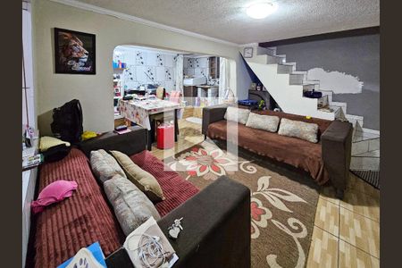 Sala/Cozinha de casa à venda com 3 quartos, 115m² em Parque João Ramalho, Santo André