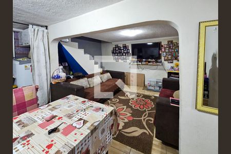 Sala/Cozinha de casa à venda com 3 quartos, 115m² em Parque João Ramalho, Santo André