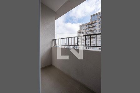 Sala/Cozinha - Varanda de kitnet/studio para alugar com 1 quarto, 24m² em Pinheiros, São Paulo