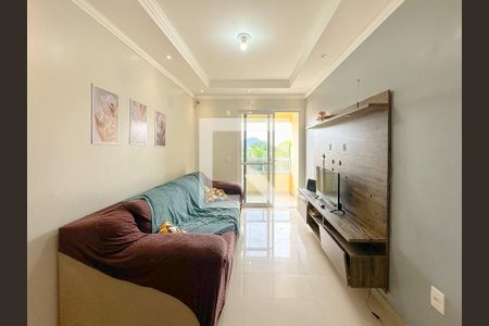 Sala de TV de apartamento para alugar com 2 quartos, 69m² em Ingleses Norte, Florianópolis