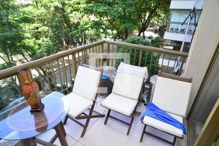 Varanda de apartamento para alugar com 2 quartos, 80m² em São Conrado, Rio de Janeiro