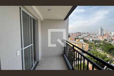 Varanda - Area de Serviço de apartamento à venda com 2 quartos, 45m² em Vila Palmares, Santo André